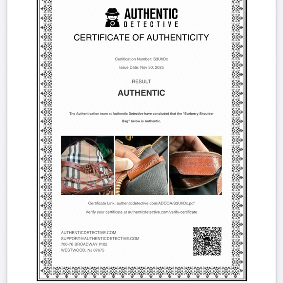 Burberry Bridle Gosford Hobo House
Canvas Handbag - Picture 16 of 16